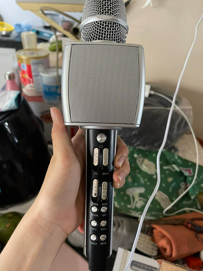 Micro Karaoke Bluetooth YS-98 Kèm Mic Phụ - Công Nghệ Lọc Âm Tiên Tiến, Âm Thanh Rõ Ràng, Hát Song Ca Tiện Lợi