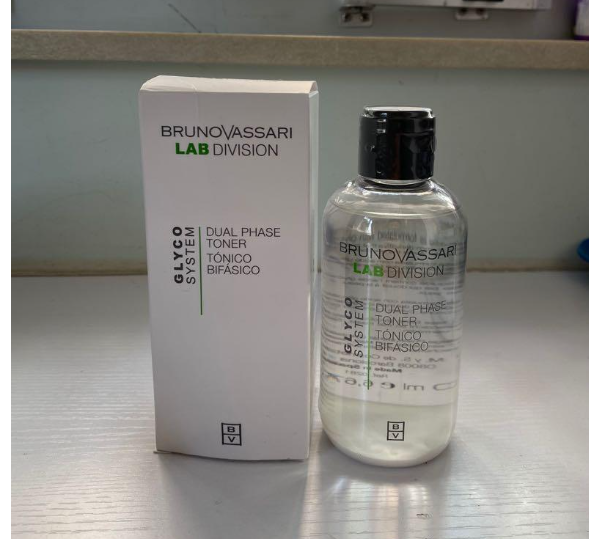Nước Hoa Hồng Bruno Vassari Glyco System Dual Phase Toner 200ml - Giúp Làm Sạch Lỗ Chân Lông, Cân Bằng Độ pH và Nuôi Dưỡng Da Mịn Màng