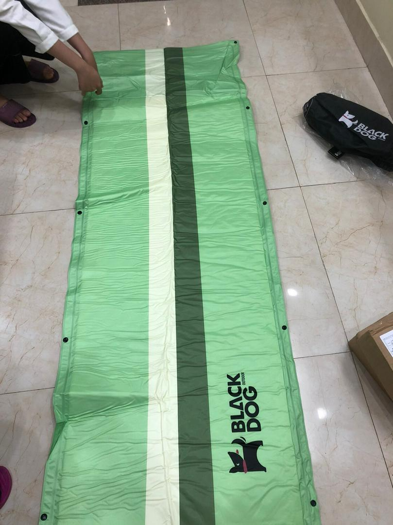 Đệm Ngủ Gấp Gọn NatureHike Black Dog - Đệm Cao Su Non với Gối Hơi Tiện Lợi, Thoải Mái, Dễ Dàng Vệ Sinh, Mẫu Mới Thanh Lịch
