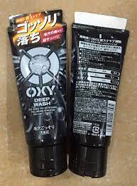 Sữa Rửa Mặt Oxy Nam Nhật Bản 200g - Làm Sạch Sâu, Giảm Mụn và Tế Bào Chết - Chăm Sóc Da Dầu, Da Hỗn Hợp