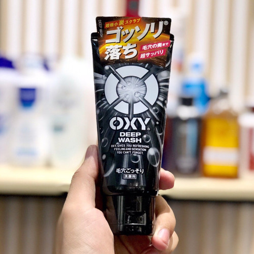 Sữa Rửa Mặt Oxy Nam Nhật Bản 200g - Làm Sạch Sâu, Giảm Mụn và Tế Bào Chết - Chăm Sóc Da Dầu, Da Hỗn Hợp