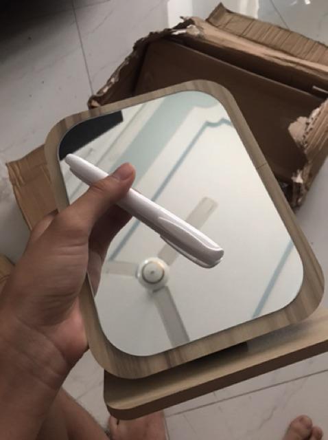 Gương Gập Trang Điểm Phong Cách Hàn Quốc - Thiết Kế Nhỏ Gọn, Tiện Lợi, Decor Phòng Xinh Xắn