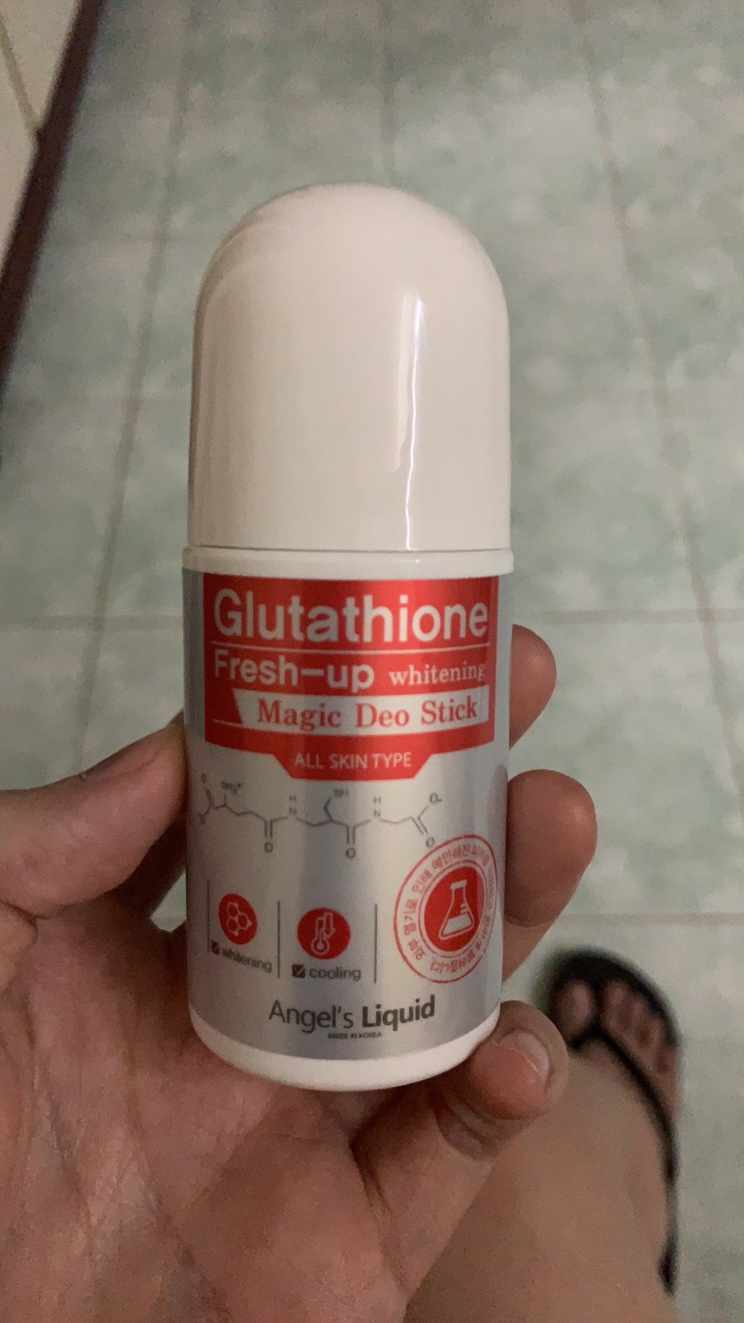 Lăn Khử Mùi Giảm Thâm Nách Angel's Liquid Glutathione Fresh-Up - Sản Phẩm Dưỡng Sáng Da, Ngăn Mùi Hiệu Quả Cho Nam Nữ