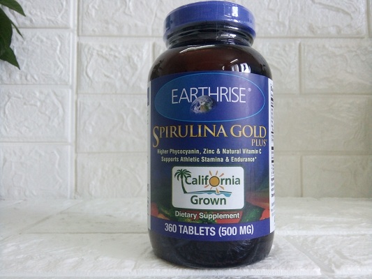 Tảo Mặt Trời Spirulina Gold Plus Chính Hãng - Hỗ Trợ Tăng Cân Tự Nhiên, 360 Viên, Bổ Sung Dinh Dưỡng Từ Mỹ