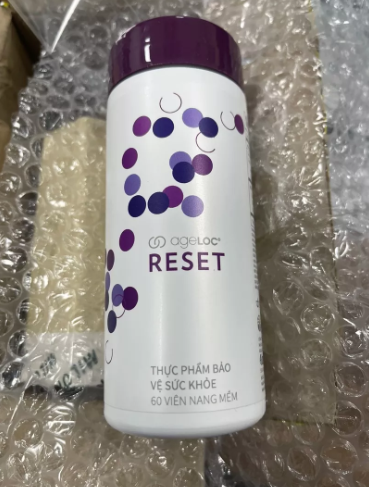 Viên ageLOC Reset Nuskin - Hỗ trợ chống oxy hóa và bảo vệ sức khỏe, làm đẹp da từ thiên nhiên, lọ 60 viên