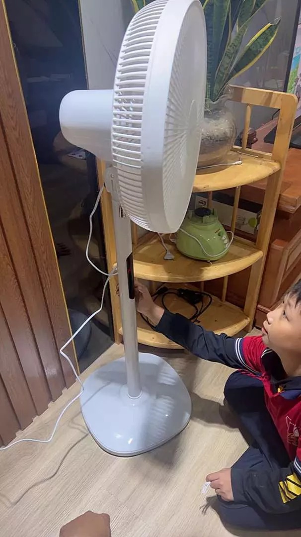 Quạt Cây Đứng Tiross TS9187 - Kiểu Dáng Hiện Đại, Điều Khiển Từ Xa, 3 Chế Độ Gió, 9 Tốc Độ, Tiết Kiệm Điện, Chất Liệu Nhựa ABS Bền Bỉ