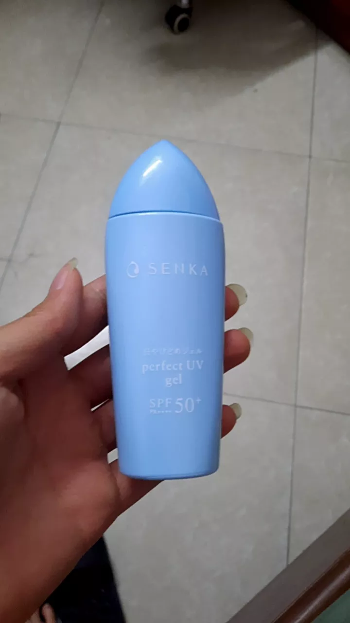 Gel Sữa Chống Nắng Senka Perfect UV Gel SPF50+ PA++++ 80g - Dưỡng ẩm, Bảo vệ da khô khỏi tia UV, không nhờn rít