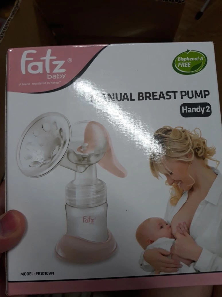 Máy Hút Sữa Bằng Tay Fatzbaby Handy 2 FB1010VN - Thiết Kế Xinh Xắn, Gọn Nhẹ, Chất Liệu An Toàn Cho Mẹ và Bé