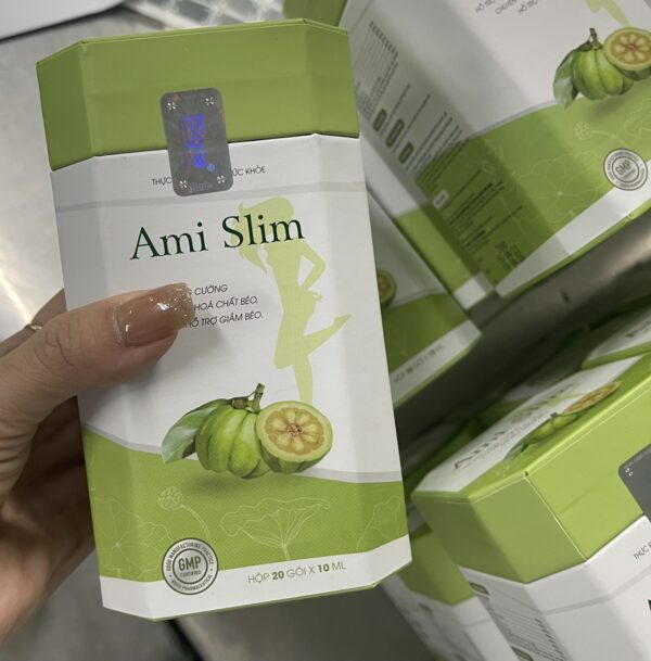 Thạch Ami Slim Giảm Cân - Hỗ Trợ Chuyển Hóa Chất Béo, Kiểm Soát Cân Nặng, Giúp Ngăn Hấp Thụ Mỡ Thừa, Sản Phẩm Tự Nhiên, Thơm Ngon Dễ Sử Dụng