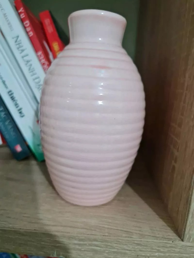 Bình Hoa Mini Bát Tràng Men Bóng Hồng Pastel - Trang Trí Nghệ Thuật Cho Không Gian Nội Thất Sang Trọng