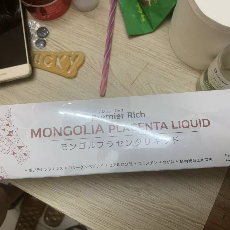Nước Uống Nhau Thai Ngựa Mongolia Placenta Liquid 9000mg - Hỗ Trợ Làm Đẹp Da, Cải Thiện Độ Đàn Hồi, Chống Lão Hóa