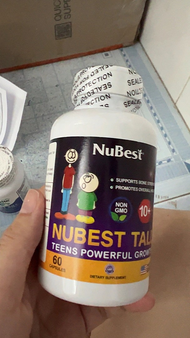 Viên Uống NuBest Tall Tăng Chiều Cao Tối Đa - Hỗ Trợ Phát Triển Chiều Cao và Sức Khỏe Trí Não Cho Trẻ Em và Thanh Thiếu Niên