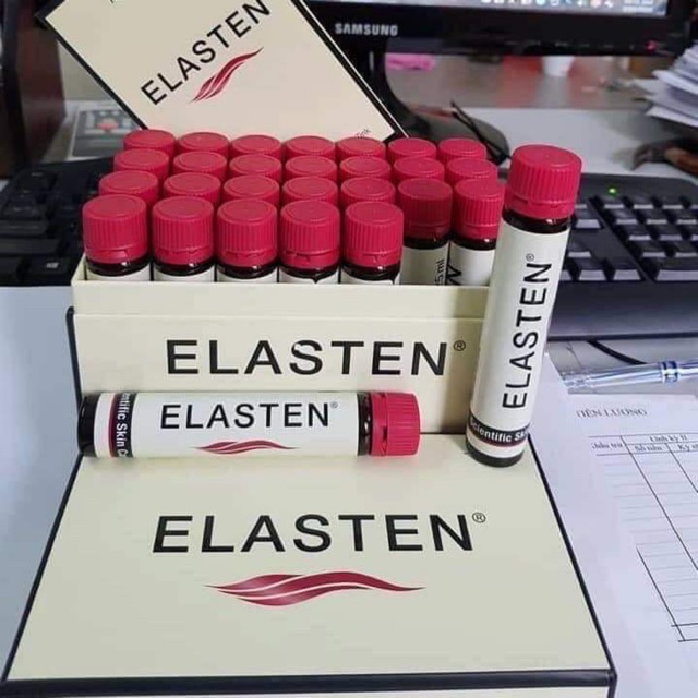 Collagen Elasten Dạng Nước Chính Hãng Đức - Hỗ Trợ Trẻ Hóa, Tái Tạo Da, 28 Ống, Giúp Làn Da Căng Bóng, Tươi Trẻ