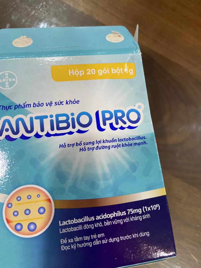 Men Vi Sinh Antibio Pro - Hỗ Trợ Bổ Sung Lợi Khuẩn, Tăng Cường Hệ Miễn Dịch và Cải Thiện Tiêu Hóa Cho Người Lớn và Trẻ Em Từ 2 Tuổi
