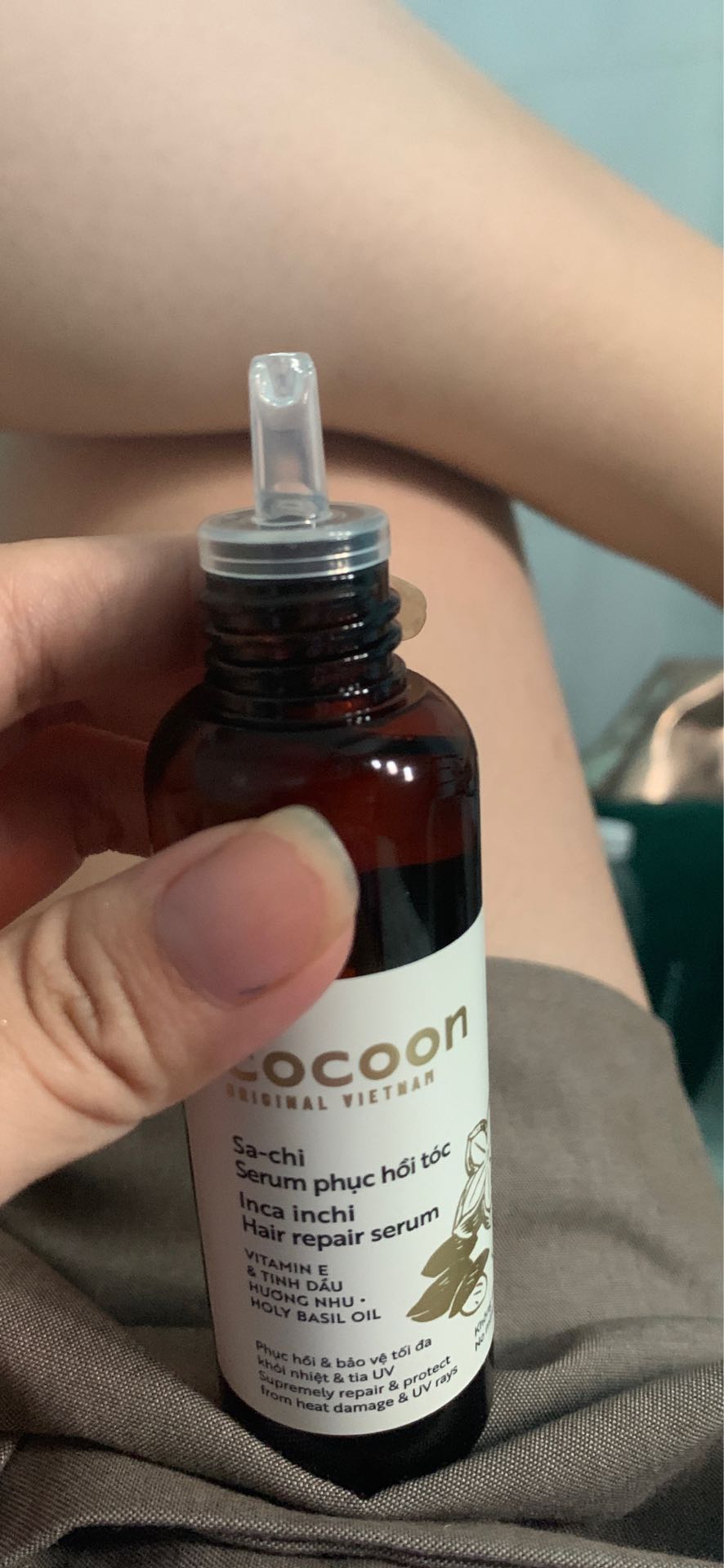 Serum Phục Hồi Tóc Cocoon Inca Inchi - Giúp Mái Tóc Mượt Mà, Bóng Khỏe, Giảm Tình Trạng Tóc Gãy Rụng, 70ml, 100% Thuần Chay