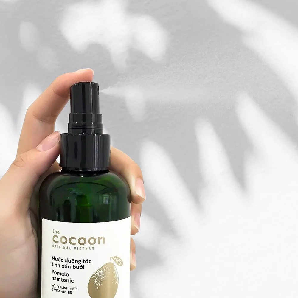 Nước Dưỡng Tóc Cocoon Pomelo Hair Tonic 140ml - Tinh Dầu Bưởi Giảm Rụng Tóc, Tảo Bảo Vệ Da Đầu, Tóc Bóng Khỏe, Thương Hiệu Việt Nam