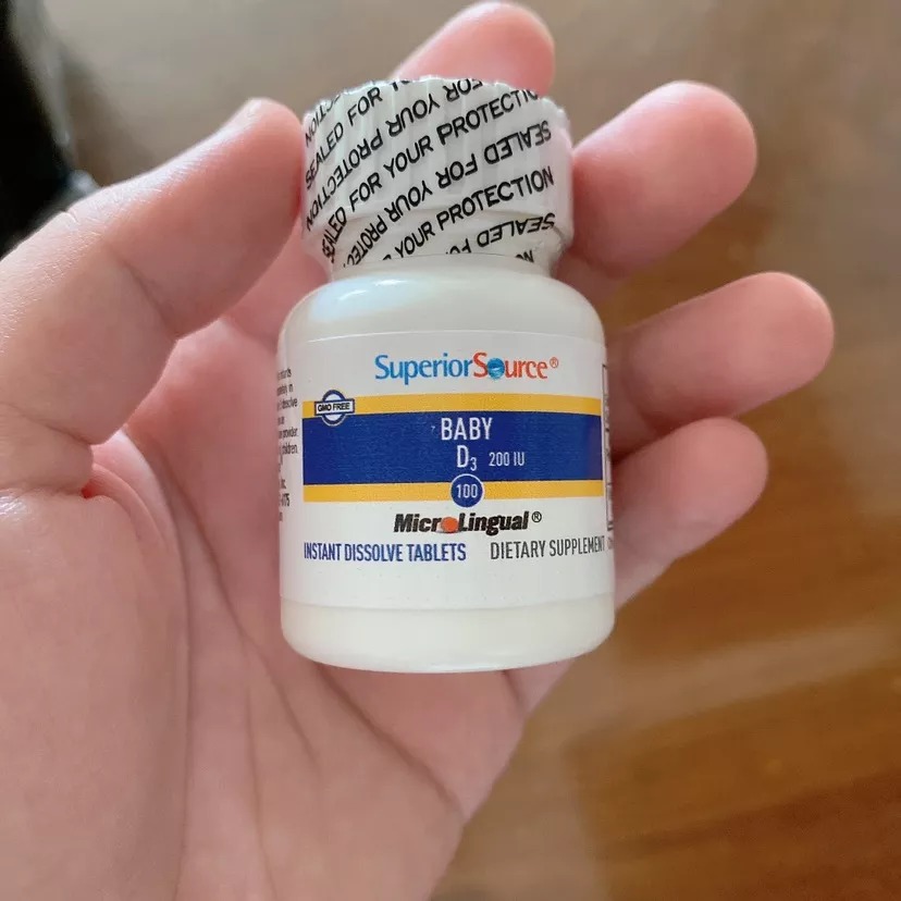 Viên vitamin D3 Baby 2000IU của Mỹ