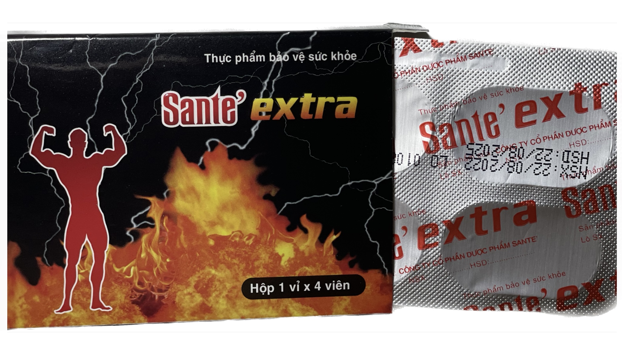 Thực phẩm hỗ trợ bảo vệ sức khỏe Sante extra