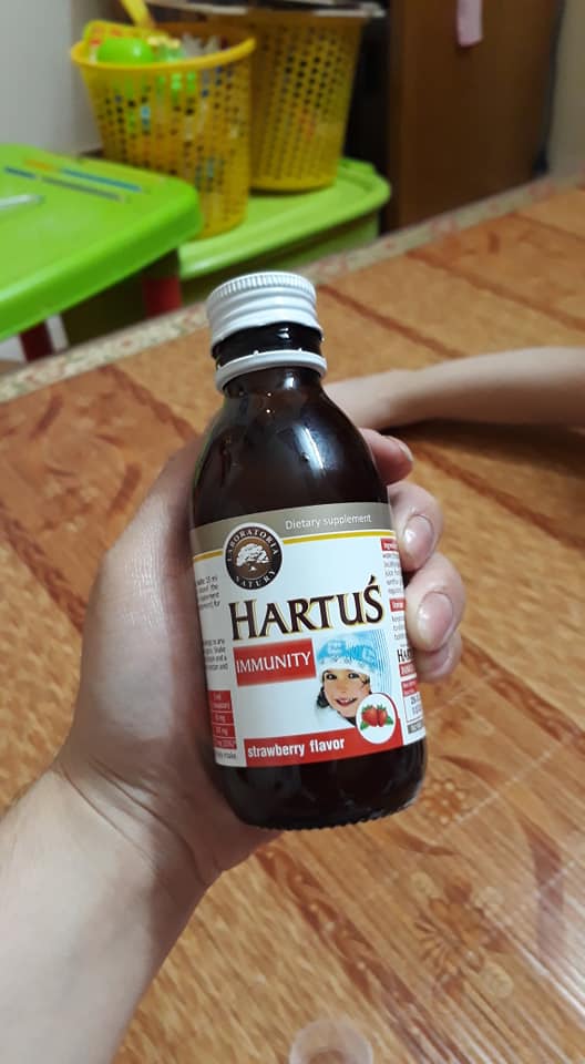 Siro Hartus Immunity - Tăng cường miễn dịch cho trẻ từ 4 tháng tuổi, hỗ trợ sức khỏe và tăng cường đề kháng tự nhiên