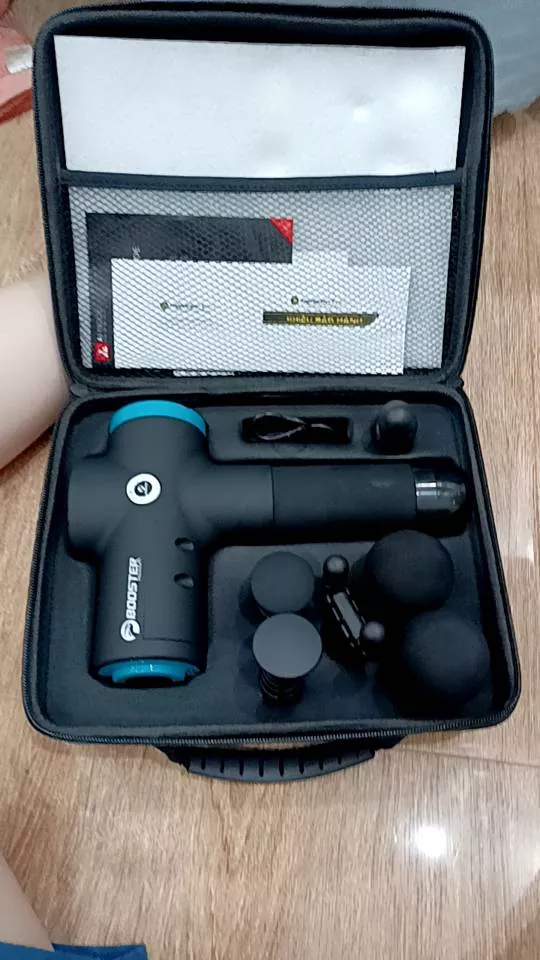 Máy Massage Cầm Tay Booster M2 - Công Nghệ AI Thông Minh, 6 Đầu Massage, Pin 2500mAh, Thiết Bị Thư Giãn Tại Nhà