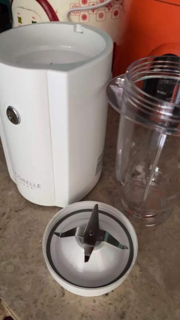 Máy Xay Sinh Tố Đa Năng Corelle Seka 350W - Thiết Kế Hiện Đại, 4 Lưỡi Dao Sắc Nhạy, Xay Nhanh Trái Cây & Hạt Khô