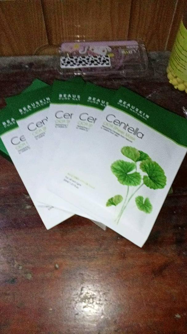 Combo 2 Mặt Nạ Beauskin Cica Centella Sheet Mask - Dưỡng Ẩm, Làm Dịu Da Mụn, Chiết Xuất Từ Thiên Nhiên, Phù Hợp Cho Mọi Loại Da