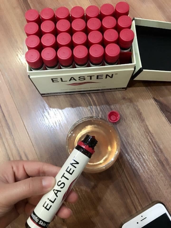 Collagen Elasten Dạng Nước Chính Hãng Đức - Hỗ Trợ Trẻ Hóa, Tái Tạo Da, 28 Ống, Giúp Làn Da Căng Bóng, Tươi Trẻ
