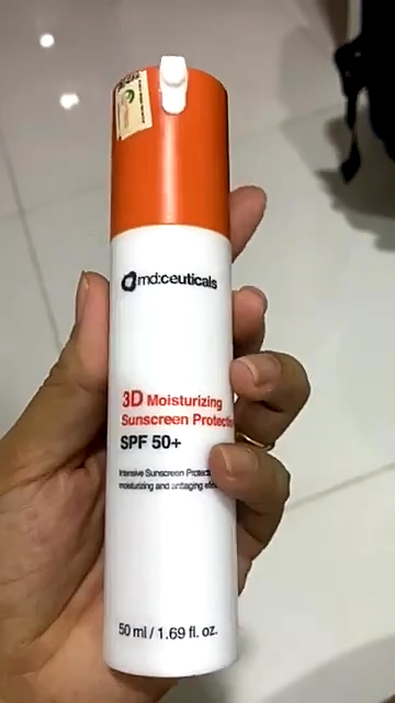 Kem Chống Nắng Md:ceuticals 3D Moisturizing Protection SPF50+ - Bảo Vệ Da Khỏi Tia UVA/UVB, Dưỡng Ẩm Hoàn Hảo Sau Thủ Thuật Thẩm Mỹ