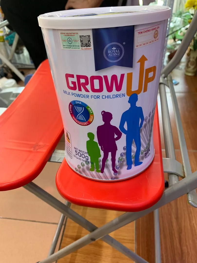 Sữa bột Royal Ausnz Grow Up Milk Powder 500g cho trẻ 3-14 tuổi - Hỗ trợ phát triển chiều cao, trí não và tăng cường sức đề kháng