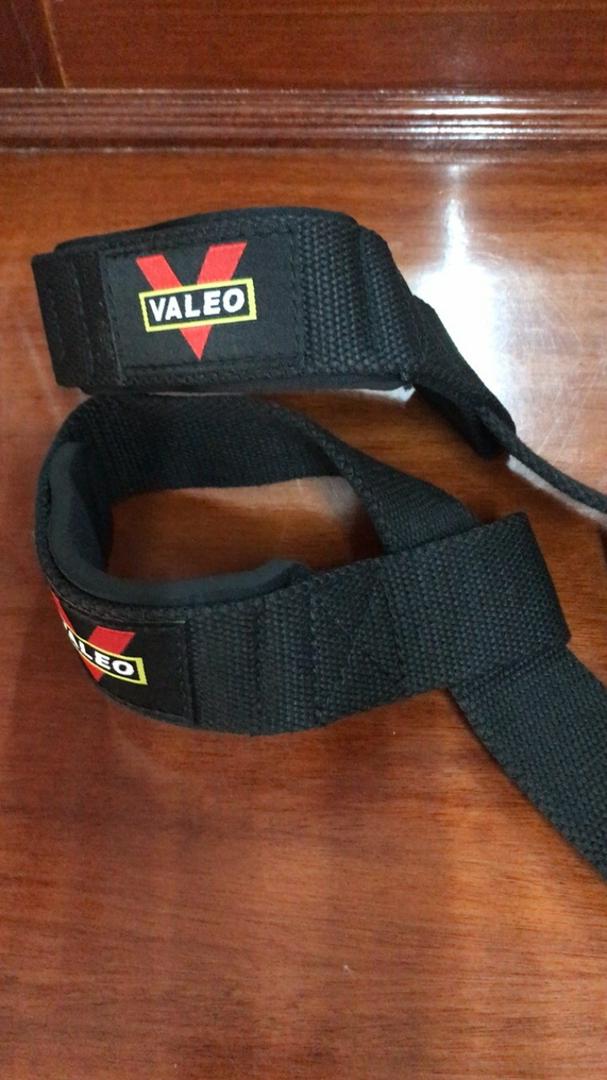 Dây Kéo Lưng Hỗ Trợ Tập Thể Hình Valeo - Lifting Straps Đệm Xốp, Chất Liệu Vải Cotton, Nylon - Phụ Kiện Tập Gym Chất Lượng Cao