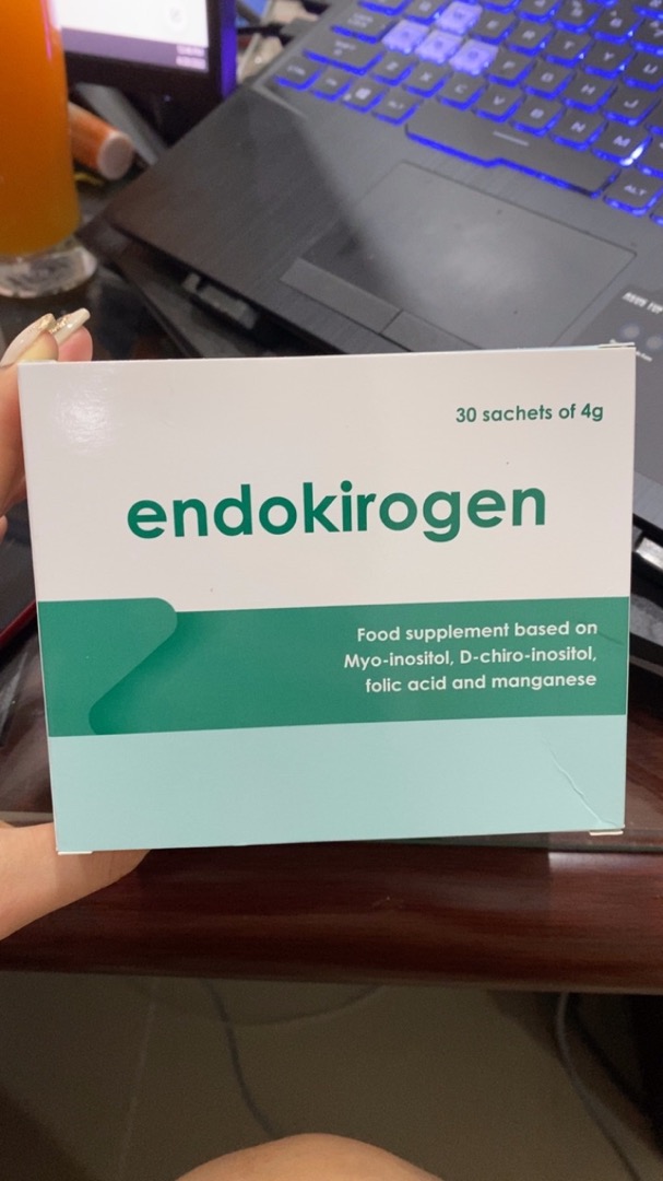 Bột Uống Endokirogen Tăng Khả Năng Thụ Thai - Hỗ Trợ Sinh Sản Phụ Nữ, Chứa Inositol và Acid Folic, Hộp 30 Gói