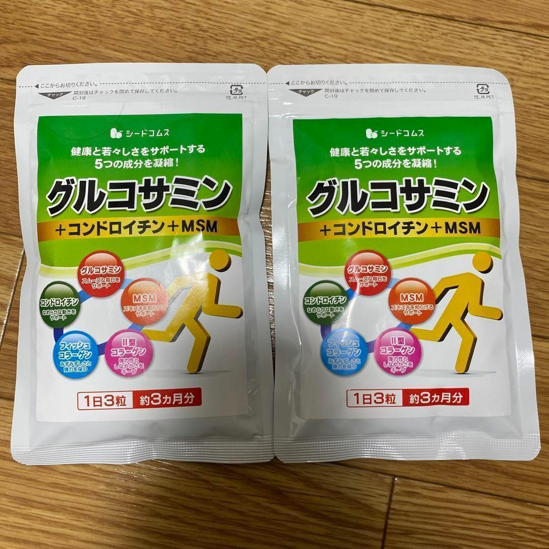 Viên Uống Hỗ Trợ Bổ Sung Glucosamine Seedcoms - Tăng Cường Khả Năng Vận Động, Giảm Đau Khớp - Sản Phẩm Nhật Bản 90 Viên