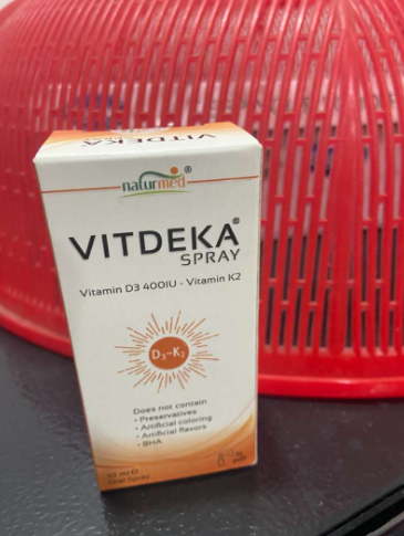 Vitdeka Spray Vitamin D3 & K2 Dạng Xịt Cho Bé - Tăng Cường Hấp Thu Canxi, Phát Triển Chiều Cao, Hương Thơm Tự Nhiên