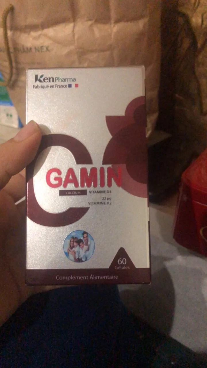 Viên uống bổ sung Canxi Gamin Kenpharma - Hỗ trợ xương răng chắc khỏe cho người lớn, trẻ em từ 2 tuổi, phụ nữ mang thai 60 viên