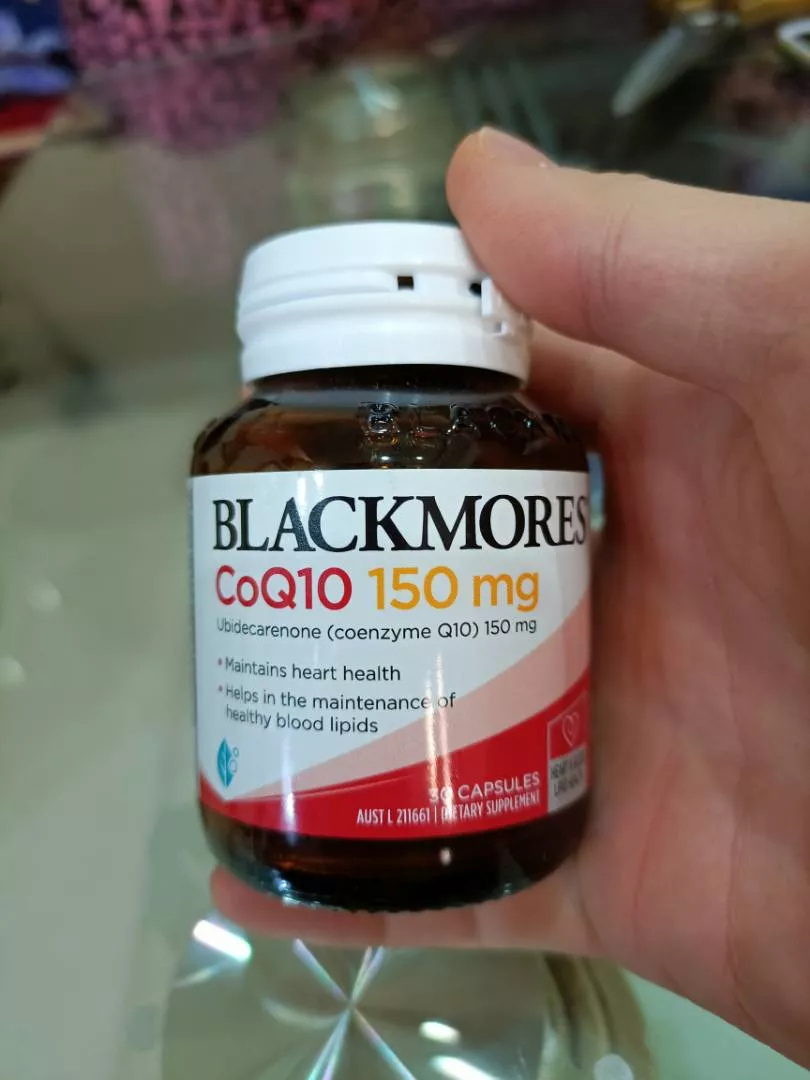 Viên uống Blackmores CoQ10 150Mg - Hỗ trợ tim mạch, tăng cường năng lượng, 30 viên, sản phẩm chính hãng từ Úc.