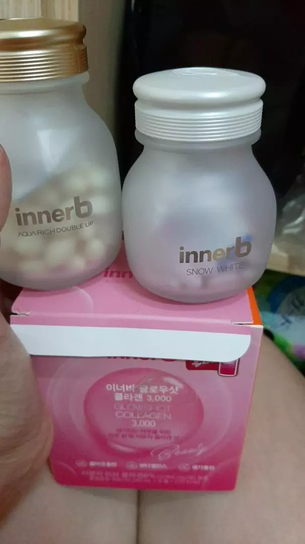 Combo InnerB Chăm Sóc Da Căng Mịn Đàn Hồi 4 Món - Nước Uống Collagen Vitamin C và Thực Phẩm Bảo Vệ Da Sáng Mịn Từ Hàn Quốc