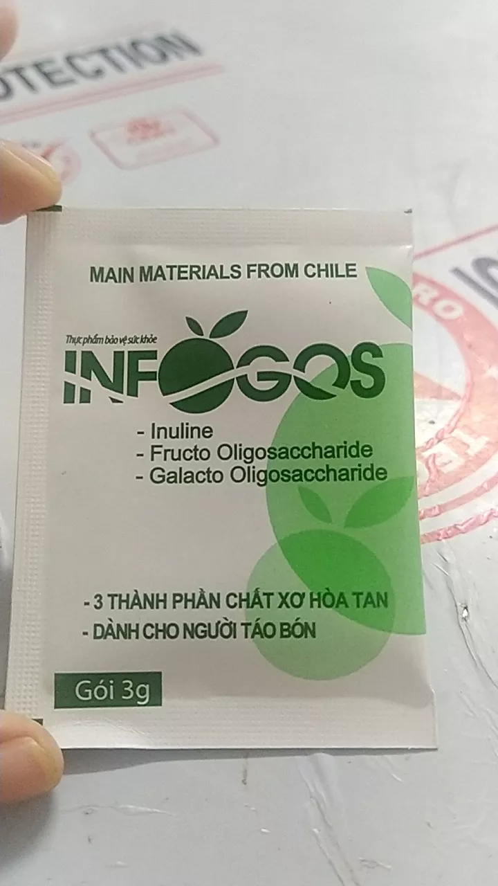 Bột Hòa Tan Infogos Hỗ Trợ Tiêu Hóa - Cải Thiện Táo Bón, Bổ Sung Chất Xơ Cho Trẻ Em Và Phụ Nữ Mang Thai - Hộp 30 Gói