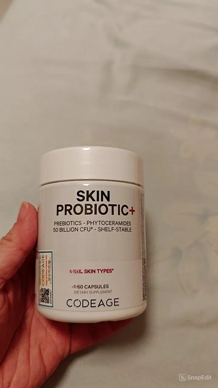 Viên Lợi Khuẩn Da Codeage Skin Probiotic Beauty - Hỗ Trợ Giảm Viêm, Cải Thiện Mụn và Nâng Cao Sức Khỏe Da, 60 Viên