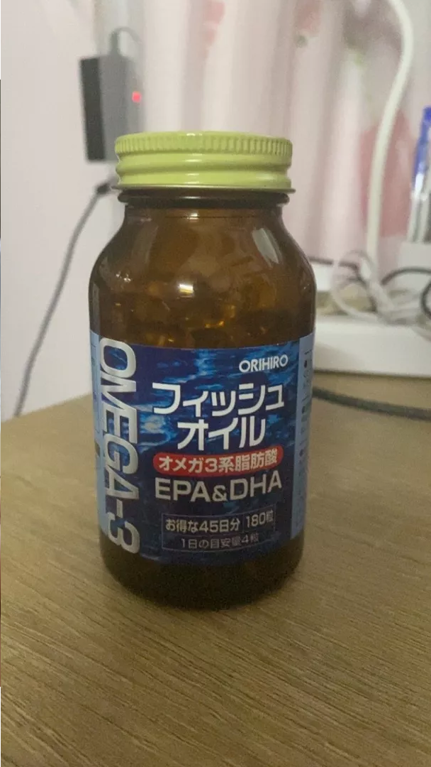 Viên Uống Dầu Cá Omega-3 Orihiro Nhật Bản Bổ Sung EPA DHA Hỗ Trợ Tim Mạch - 180 Viên Thực Phẩm Chức Năng