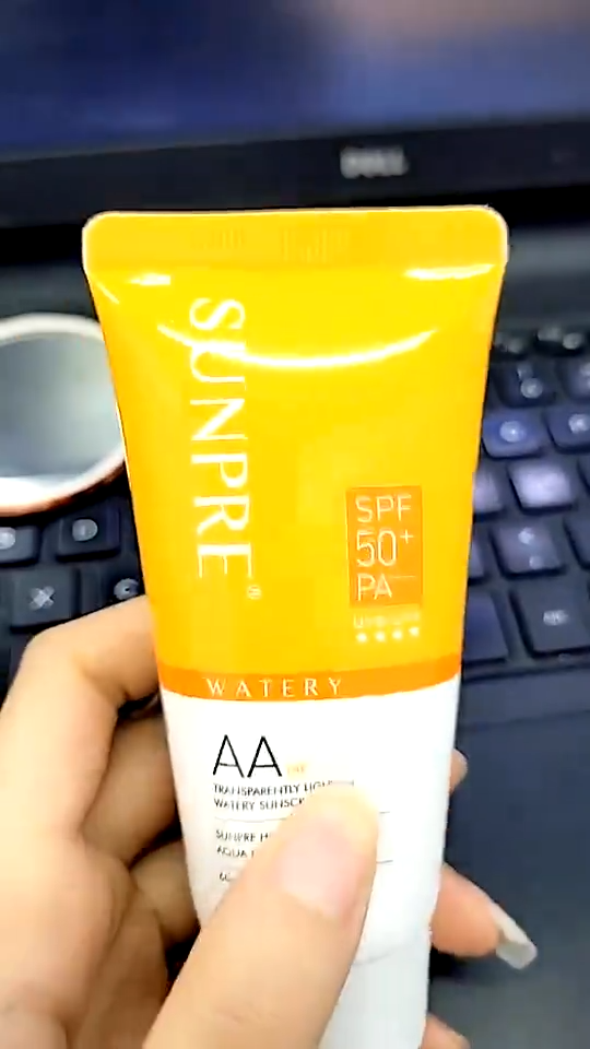 Kem Chống Nắng Không Màu Mona Frema SUNPRE Aqua Light Facial Gel SPF 50+ - Bảo Vệ Da Tự Nhiên, Dạng Lỏng, 60ml