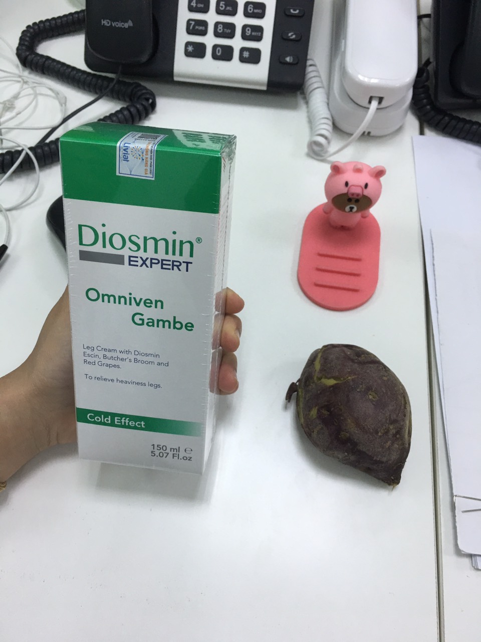Kem bôi hỗ trợ giảm suy giãn tĩnh mạch Diosmin Expert 150ml