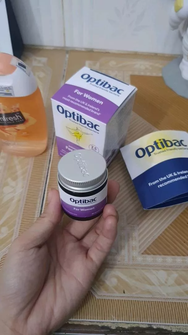 Men Vi Sinh OptiBac Probiotics Tím Chính Hãng Từ Anh - Hỗ Trợ Sức Khỏe Phụ Khoa Cho Nữ