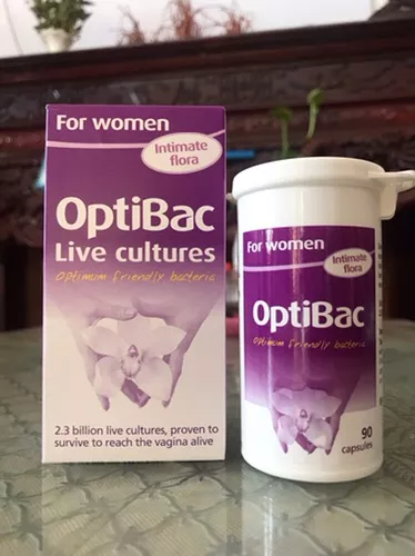 Men Vi Sinh OptiBac Probiotics Tím Chính Hãng Từ Anh - Hỗ Trợ Sức Khỏe Phụ Khoa Cho Nữ