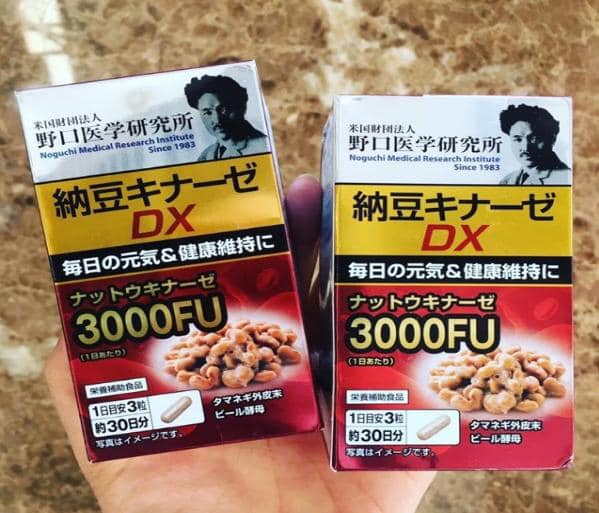 Viên uống Nattokinase 3000Fu Nhật Bản - Hỗ trợ sức khỏe tim mạch và phòng ngừa tai biến - Hộp 90 viên chất lượng cao