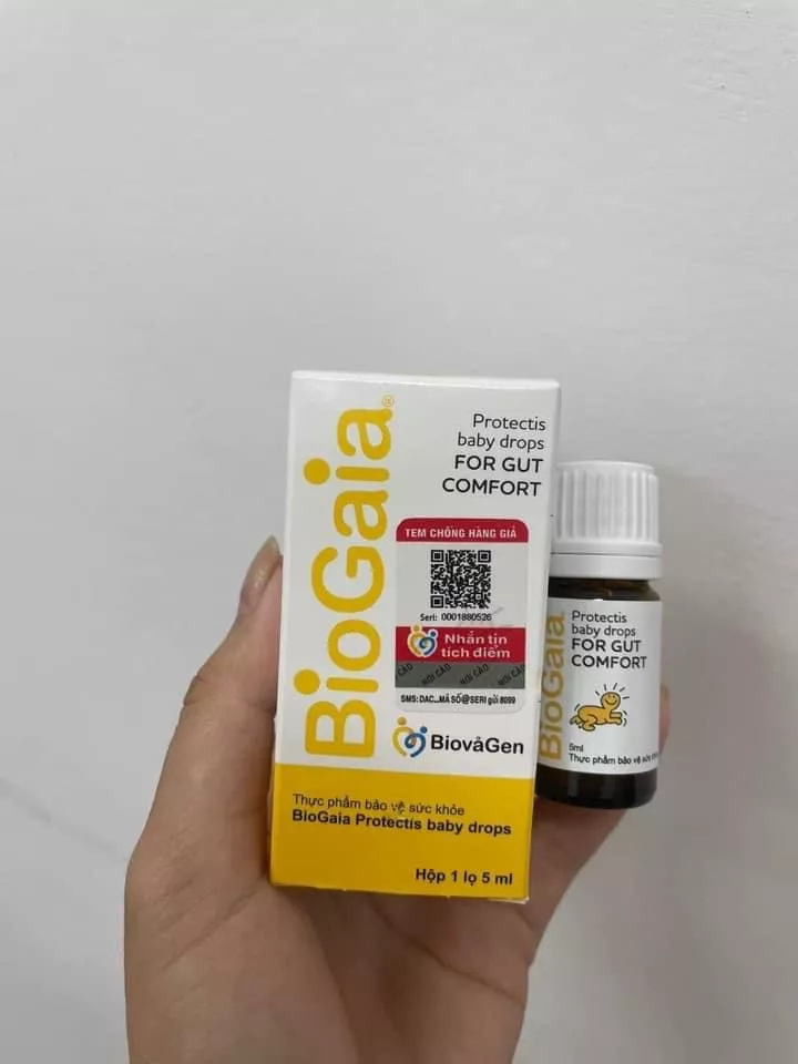 Men Vi Sinh BioGaia Protectis Baby 5ml - Hỗ Trợ Tiêu Hóa, Cải Thiện Táo Bón Cho Trẻ Sơ Sinh từ 0 Tháng Tuổi