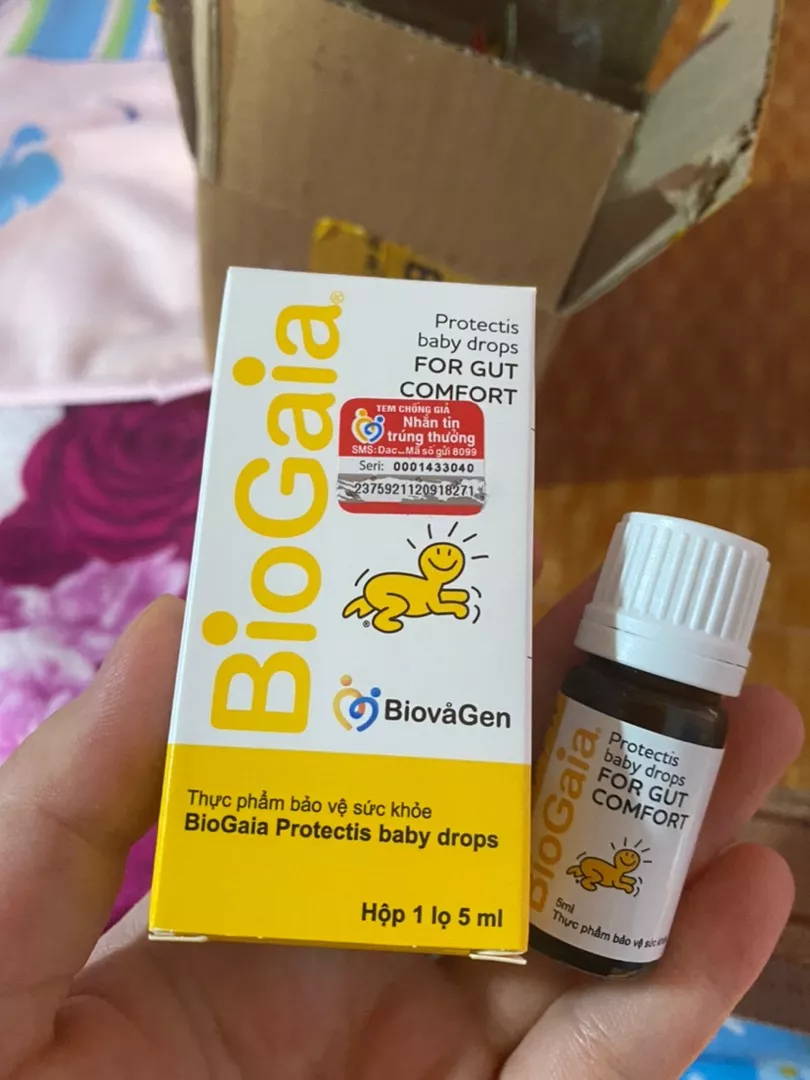 Men Vi Sinh BioGaia Protectis Baby 5ml - Hỗ Trợ Tiêu Hóa, Cải Thiện Táo Bón Cho Trẻ Sơ Sinh từ 0 Tháng Tuổi
