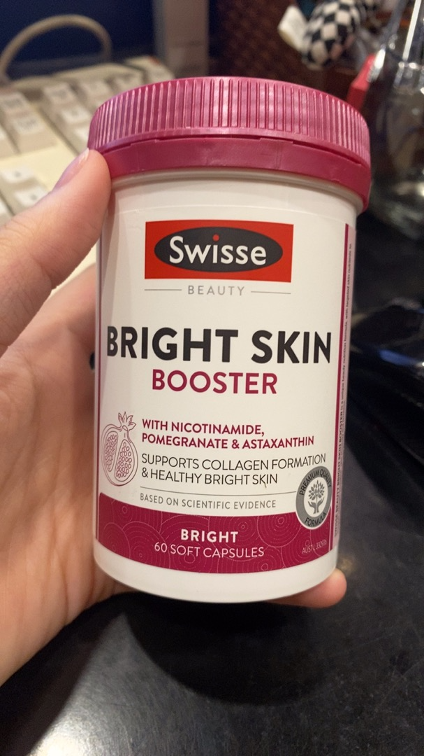 Viên Uống Hỗ Trợ Trắng Da Swisse Beauty Bright Skin 60 Viên - Giúp Làm Đều Màu Da, Cải Thiện Độ Sáng, Tưới Tắn Ở Úc