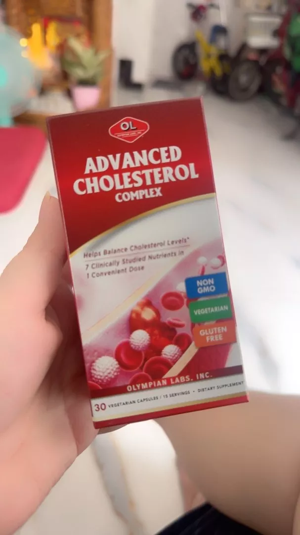 Viên uống Advanced Complex hỗ trợ giảm cholesterol xấu và cải thiện sức khỏe tim mạch - Hộp 30 viên của Olympian Labs Mỹ