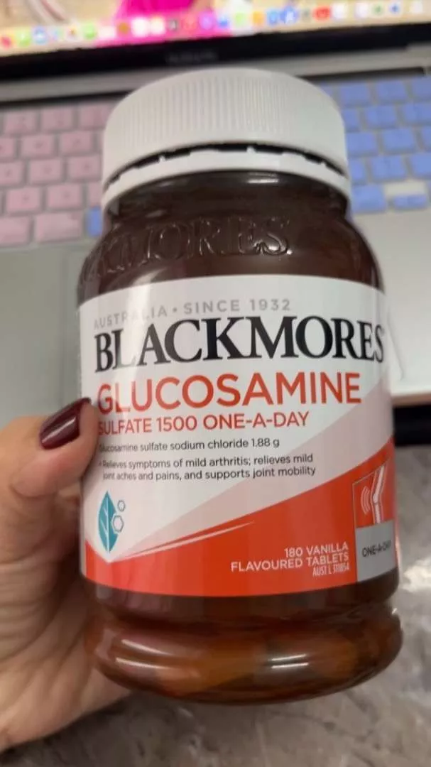 Viên uống hỗ trợ xương khớp Blackmores Glucosamine 1500mg One-A-Day của Úc - 180 viên, giải pháp cho sức khỏe khớp linh hoạt