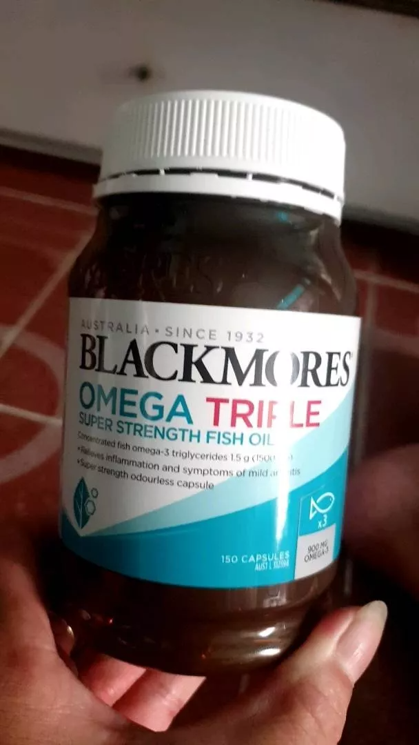 Dầu Cá Blackmores Omega Triple 150 Viên - Giải Pháp Tối Ưu Hóa Omega-3 Tốt Cho Xương Khớp và Sức Khỏe Tổng Thể